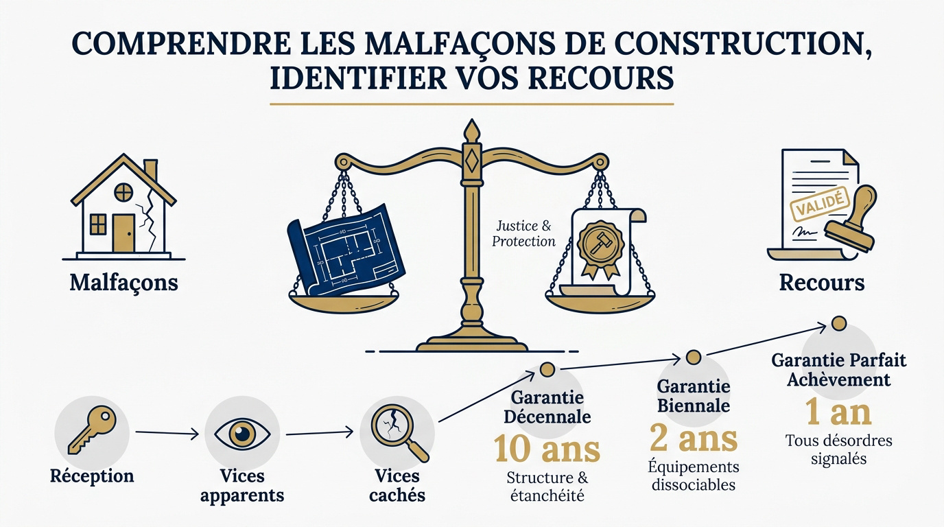 Expertise technique pour identifier les malfaçons de construction sur un chantier